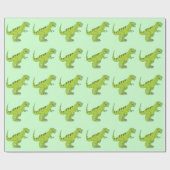 Dinosaurussen: T-Rex Cadeaupapier (Vlak)