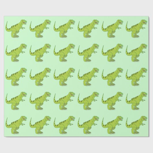 Dinosaurussen: T-Rex Cadeaupapier (Vlak)