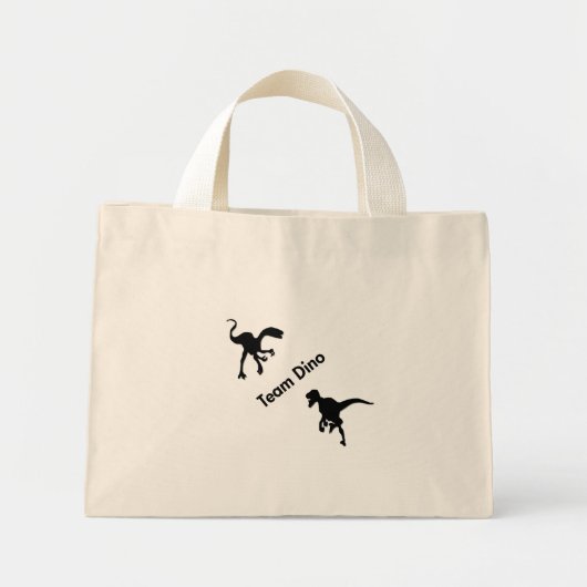 Dinosaurussen Team Dino Mini Tote Bag (Voorkant)
