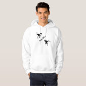 Dinosaurussen Teaminspanning Hoodie (Voorkant volledig)