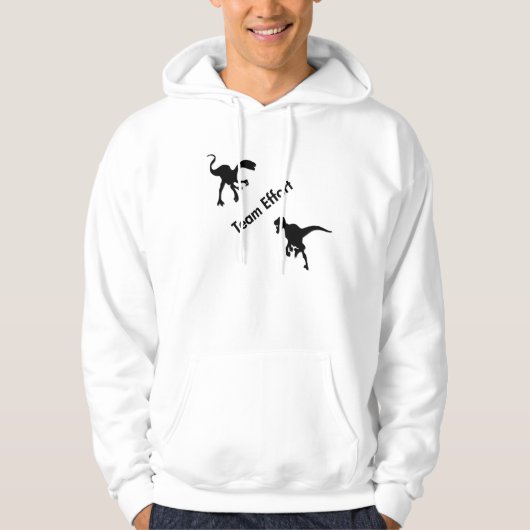Dinosaurussen Teaminspanning Hoodie (Voorkant)