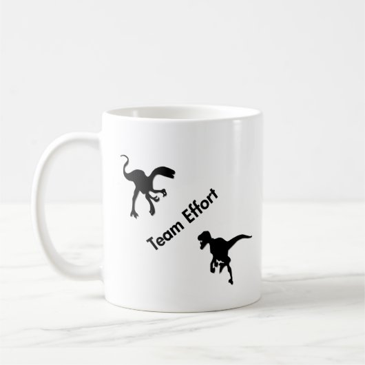 Dinosaurussen Teaminspanning Koffiemok (Links)