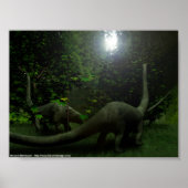 Dinosaurussen tijdens de lunch poster (Voorkant)