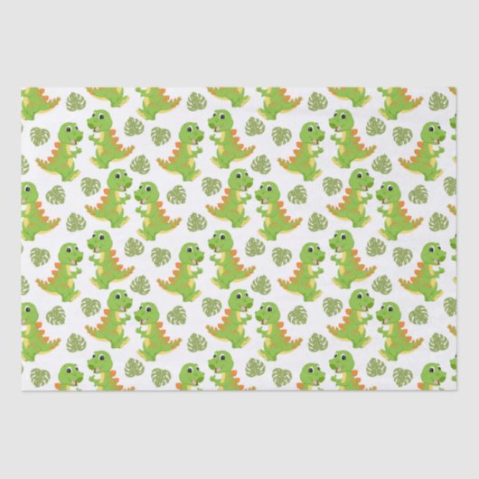 Dinosaurussen. tissue papier (Voorkant)