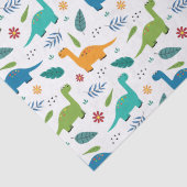 Dinosaurussen. Tissuepapier (Detail)