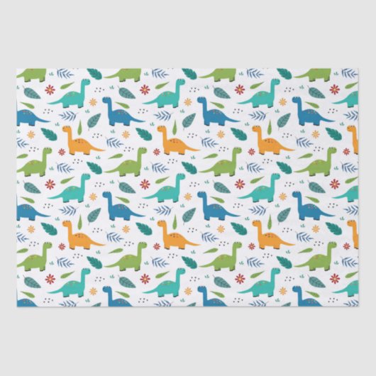 Dinosaurussen. Tissuepapier (Voorkant)