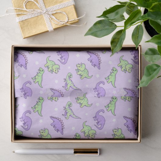 Dinosaurussen Tissuepapier (Geschenk)