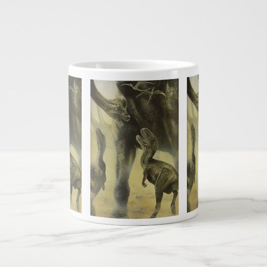  dinosaurussen, Torvosaurus en Brachiosaurus Grote Koffiekop (Voorkant)