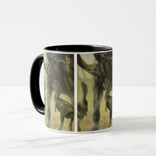  dinosaurussen, Torvosaurus en Brachiosaurus Mok (Voorkant links)