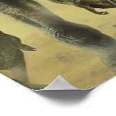  dinosaurussen, Torvosaurus en Brachiosaurus Poster (Hoek)