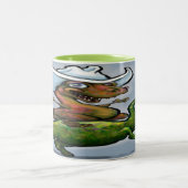Dinosaurussen Two-Tone Coffee Mok (Center)