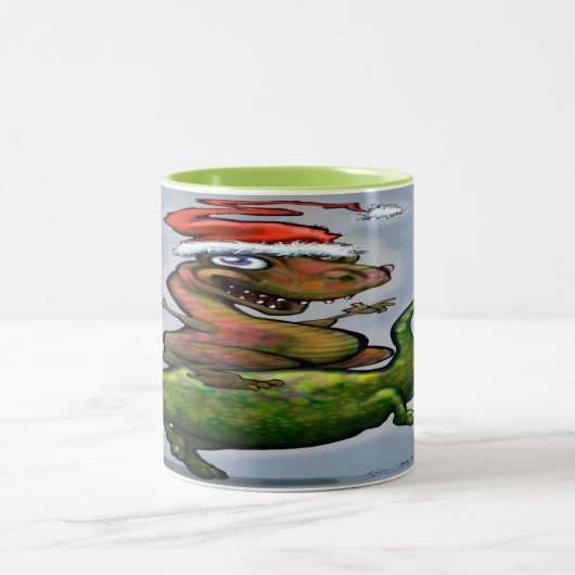 Dinosaurussen Two-Tone Coffee Mok (Center)