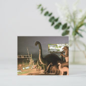 Dinosaurussen van Route 66 Briefkaart (Staand voorkant)