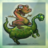 Dinosaurussen Venster Cling Raamsticker (Vel 3)