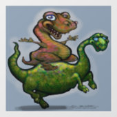 Dinosaurussen Venster Cling Raamsticker (Vel)