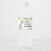 Dinosaurussen Verjaardag Water Fles Label Waterfles Etiket (Voorkant)