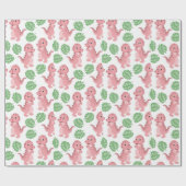 Dinosaurussen. Verpakkingspapier Cadeaupapier (Vlak)