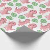 Dinosaurussen. Verpakkingspapier Cadeaupapier (Hoek)