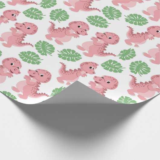 Dinosaurussen. Verpakkingspapier Cadeaupapier (Hoek)