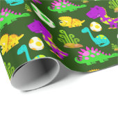 Dinosaurussen. Verpakkingspapier Cadeaupapier (Rol Hoek)