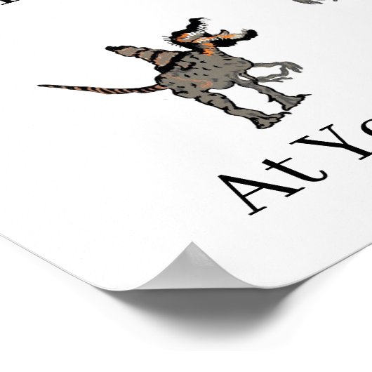 Dinosaurussen voor afdrukken, Poster-papier (matte Poster (Hoek)