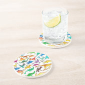 "Dinosaurussen voor beginners" Drink Onderzetter (Zijkant)