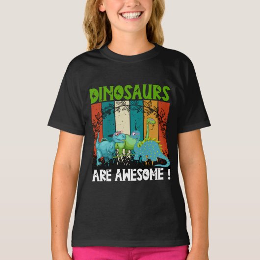 Dinosaurussen zijn geweldige t-shirt (Voorkant)