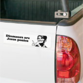 Dinosaurussen zijn Jezus pony's Bumpersticker (Op Truck)