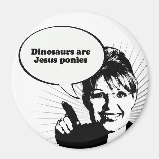 Dinosaurussen zijn Jezus pony's Magneet (Voorkant)