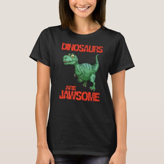 Dinosaurussen zijn Kinder dwergmeisjes T-shirt (Voorkant)