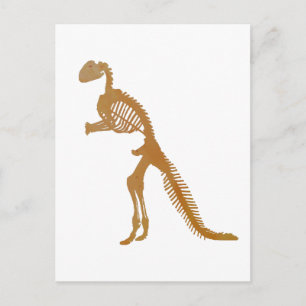 dinosaurusskelet briefkaart