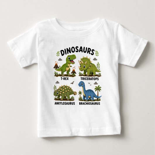 Dinosaurussoorten leren voor kinderen (Voorkant)