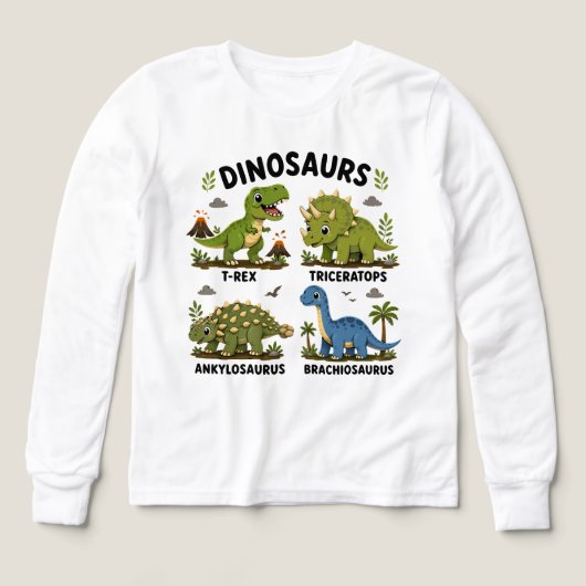 Dinosaurussoorten leren voor kinderen (Voorkant)