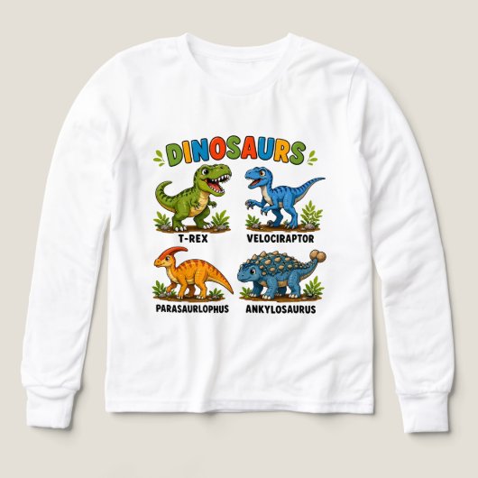 Dinosaurussoorten leren voor kinderen (Voorkant)