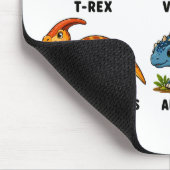 Dinosaurussoorten leren voor kinderen muismat (Hoek)
