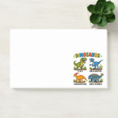Dinosaurussoorten leren voor kinderen post-it® notes (Kantoor)
