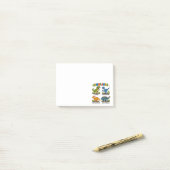Dinosaurussoorten leren voor kinderen post-it® notes (Op bureau)