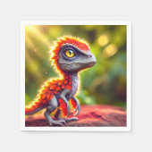 dinosaurusvogel servet (Voorkant)