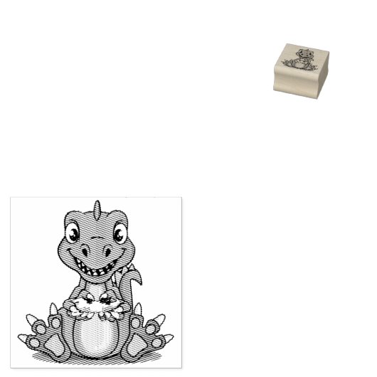 dinosauruszegel rubberstempel (Gestempeld)