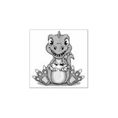dinosauruszegel rubberstempel (Afrduk)