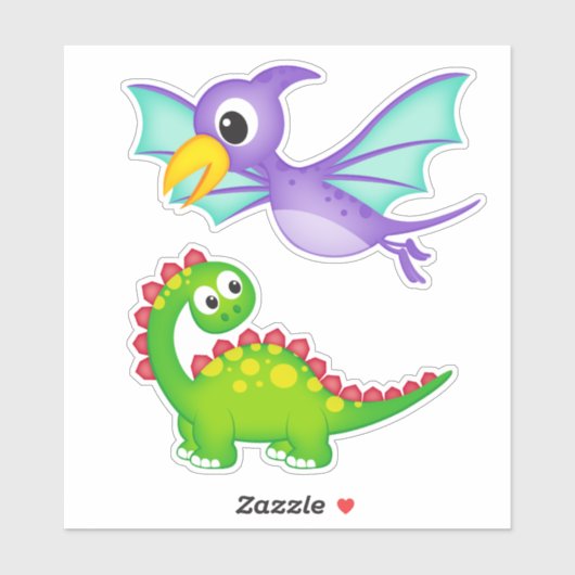 Dinosiroop cartoon sticker (Vel)