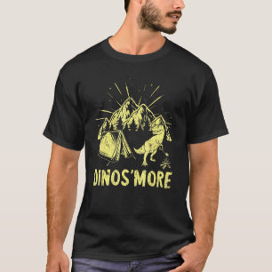 Dinosmore Camping Dinosaur Camp Smore Dino Campfir T-shirt