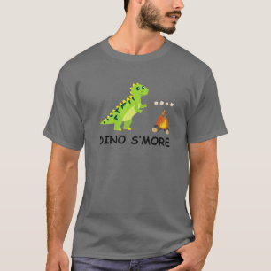 Dinosmore Dinosaurus Smore Kampvuur Grappige Campi T-shirt