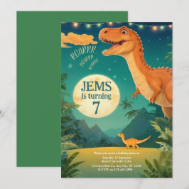 Dinosours verjaardagsuitnodiging, Jurassic World Kaart