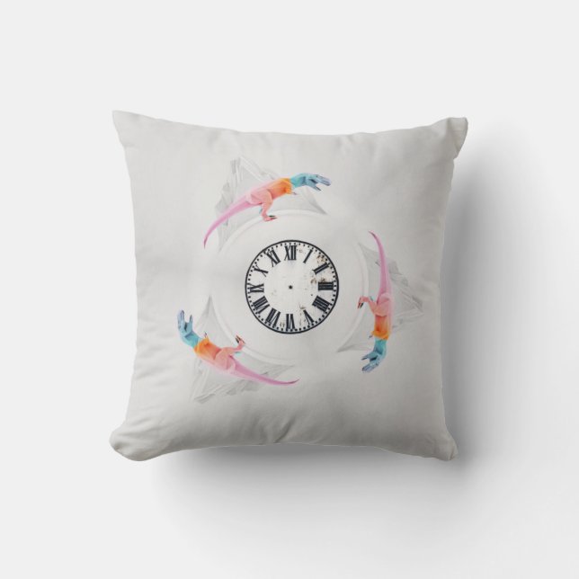 Dinossauros e Relogios Kussen (Voorkant)