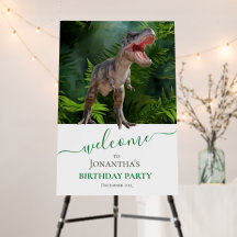 DINOSUAR Boy T Rex, Jurassic Oerwoud Birthday
