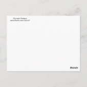 Dinosuar Design Blue en Green Pattern Dino Gifts Briefkaart (Achterkant)