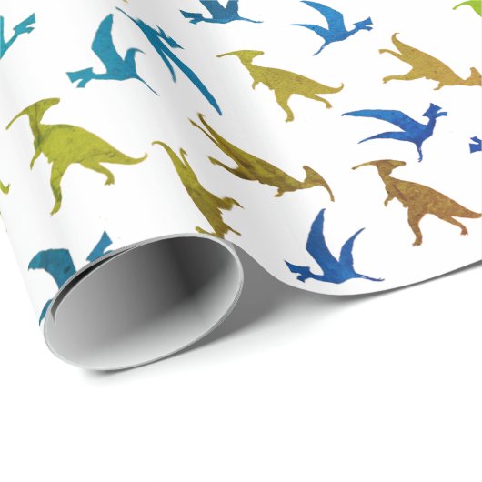 Dinosuars Pattern Cadeaupapier (Rol Hoek)