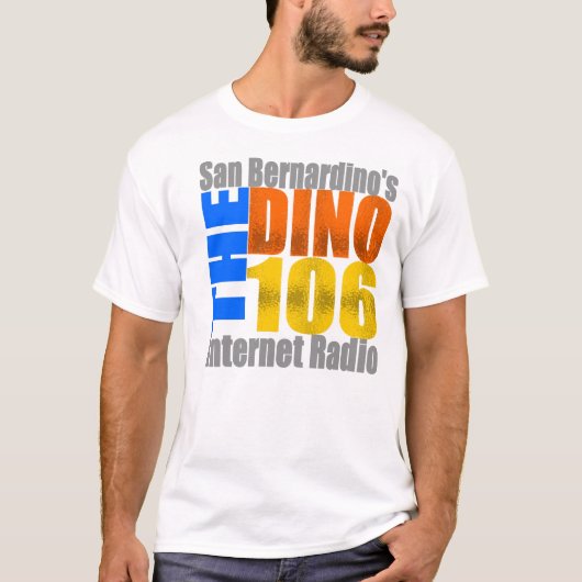 DINOTHROWBACKLOGOWHT T-SHIRT (Voorkant)