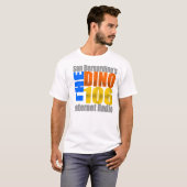 DINOTHROWBACKLOGOWHT T-SHIRT (Voorkant volledig)